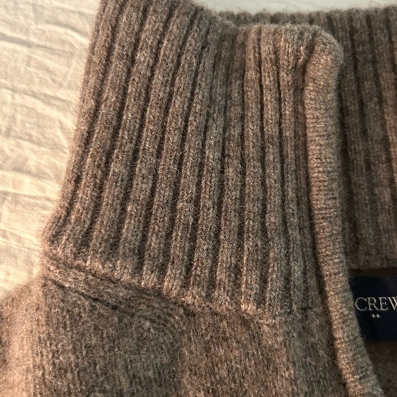 J.Crew lambswool quarter zip mock neck sweater. - Picture 5 of 12